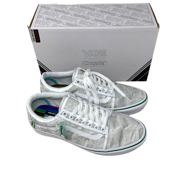 💖MEGA SALE💖VANS Old Skool ComfyCush Crayola White Women   Canvas  VN0A5DYCB1S - Picture 7 of 11
